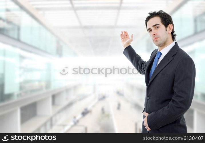 young business man portrait at the office