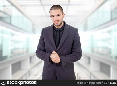 young business man portrait at the office