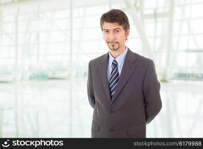 young business man portrait at the office