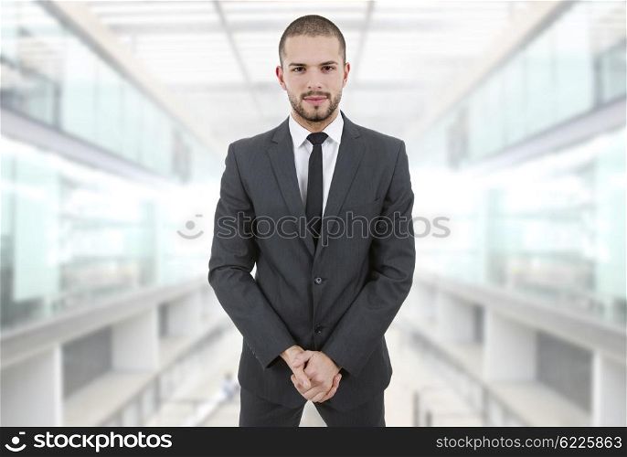 young business man portrait at the office