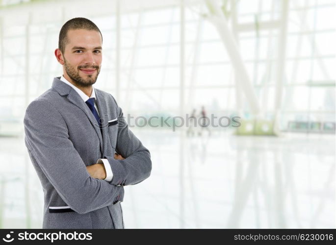 young business man portrait at the office