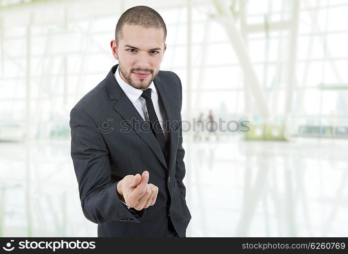 young business man portrait at the office