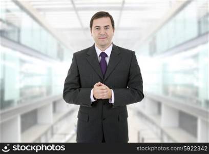 young business man portrait isolated at the office