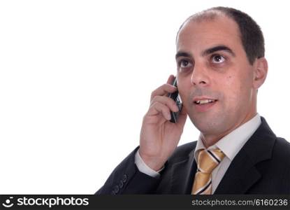 young business man speaking on a mobile phone