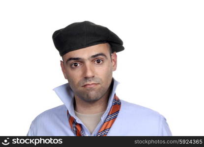 young business men portrait isolated on white