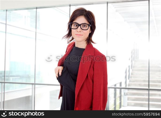 young business woman portrait at the office