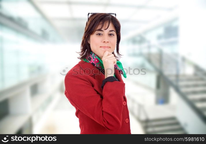 young business woman portrait at the office