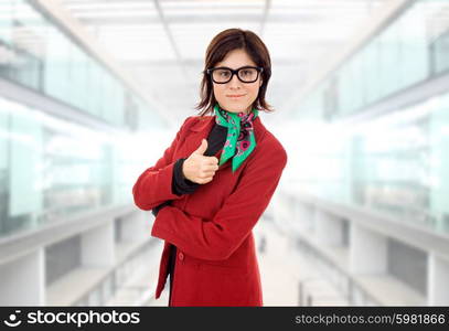 young business woman portrait at the office