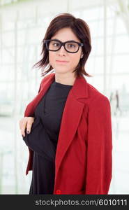 young business woman portrait at the office