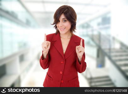 young business woman portrait at the office