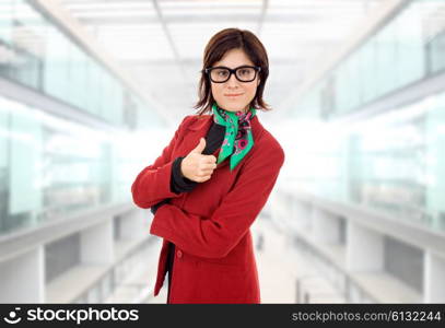 young business woman portrait at the office