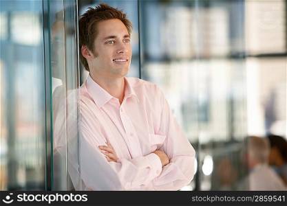 Young Businessman in Office.