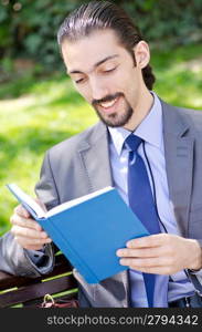 Young businessman on the street