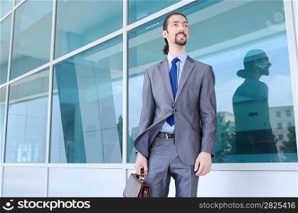 Young businessman on the street