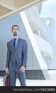 Young businessman on the street