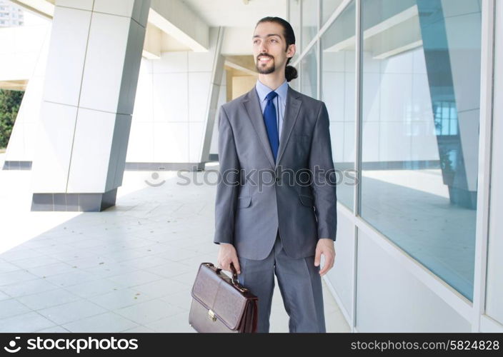 Young businessman on the street