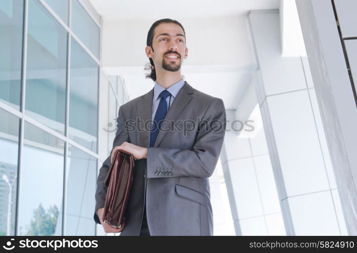 Young businessman on the street