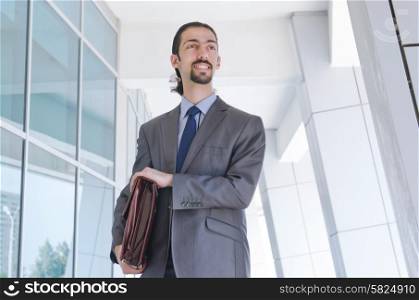 Young businessman on the street
