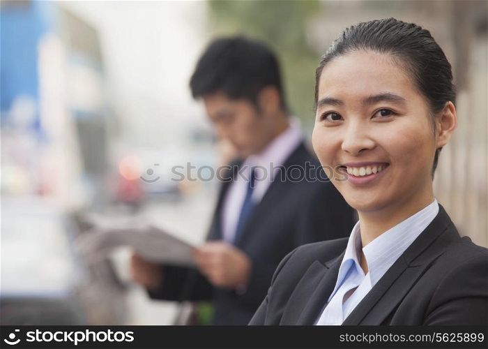 Young Businesswoman in Beijing, China, portrait