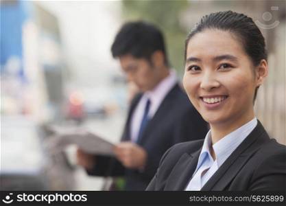 Young Businesswoman in Beijing, China, portrait