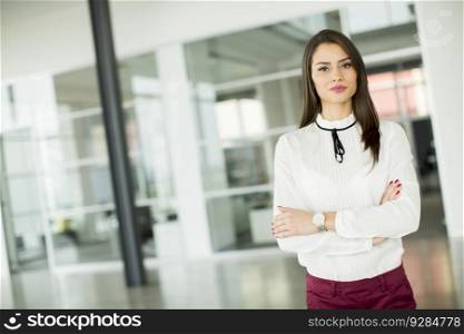 Young businesswoman in modern office