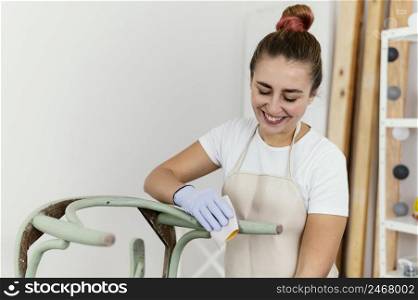 young businesswoman owner working 15