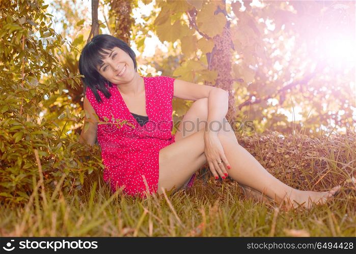 young casual beautiful girl outdoors portrait. young woman