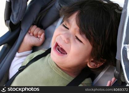Young child crying