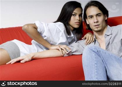 Young Couple At Home