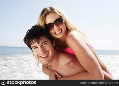 Young Couple at the Beach