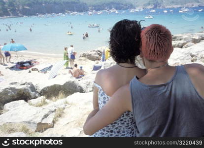 Young Couple at the Beach