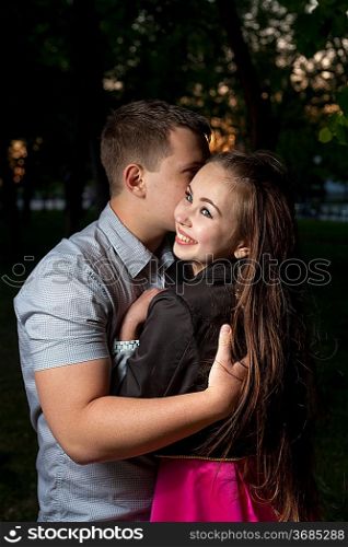 Young couple in love