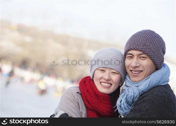 Young Couple Outside in Beijing
