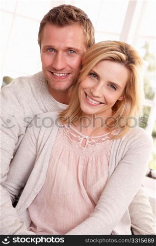 Young couple pose together