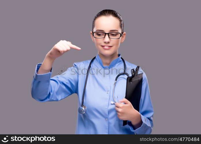 Young doctor in medical concept