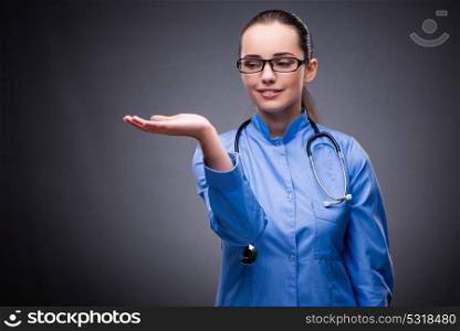 Young doctor in medical concept