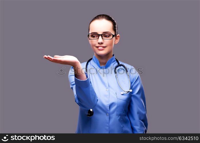Young doctor in medical concept