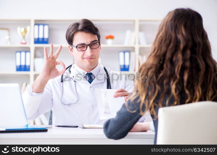 Young doctor in medical insurance fraud concept