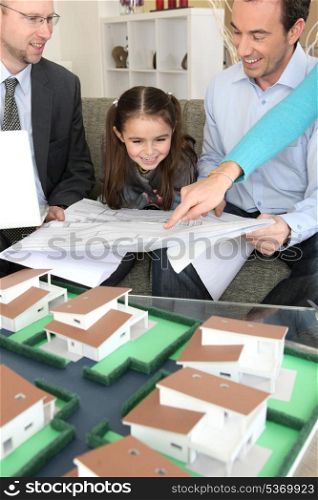 Young family excited about new house