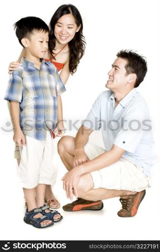 Young Family Together