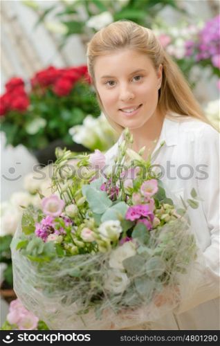 Young florist