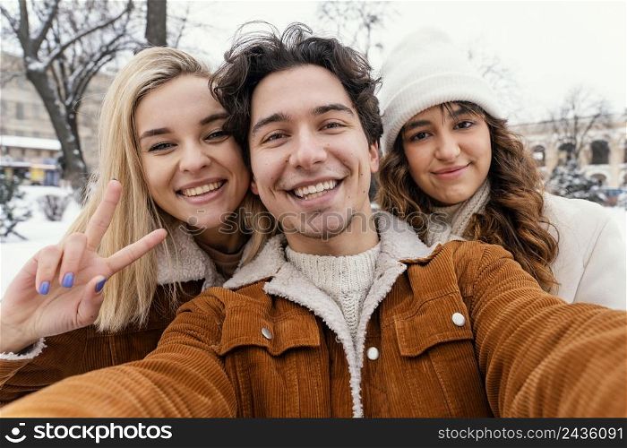 young friends outdoor enjoying time together 6