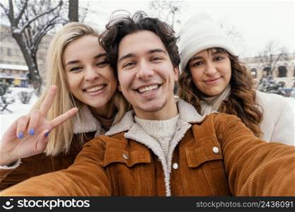 young friends outdoor enjoying time together 6