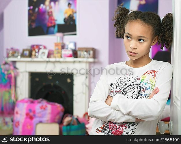 Young Girl Showing Attitude