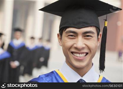 Young Graduate Smiling, Portrait