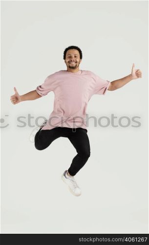young handsome man jumping 14