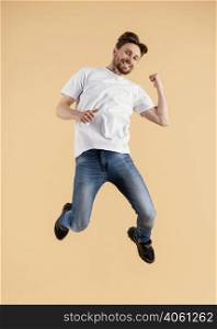 young handsome man jumping 6