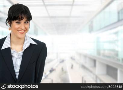 young happy business woman portrait at the office