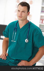 Young hospital doctor