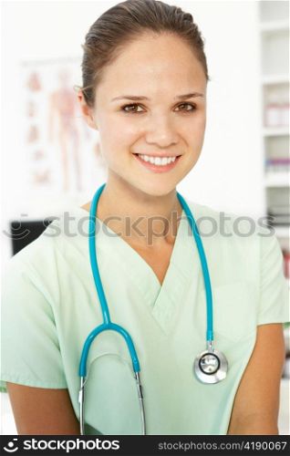Young hospital doctor